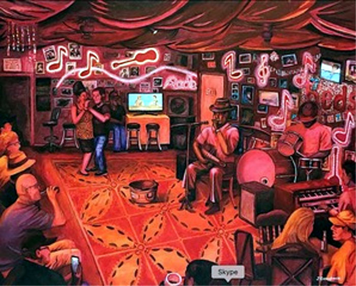 01 Red’s Blues Club Greeting Cards